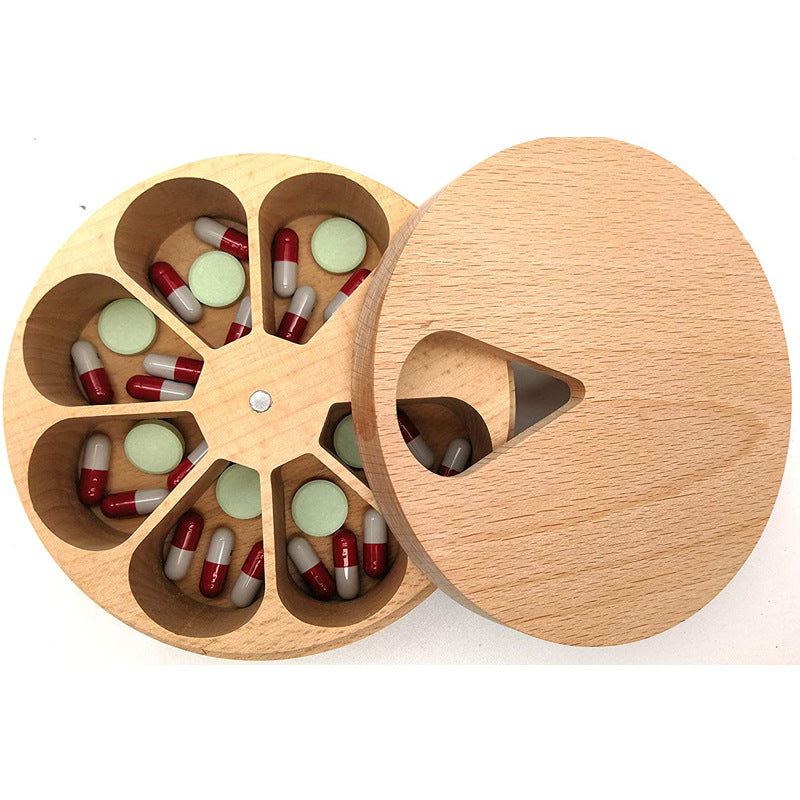 Kitchen Solid Wood Finishing Storage Crafts Wooden Medicine Box