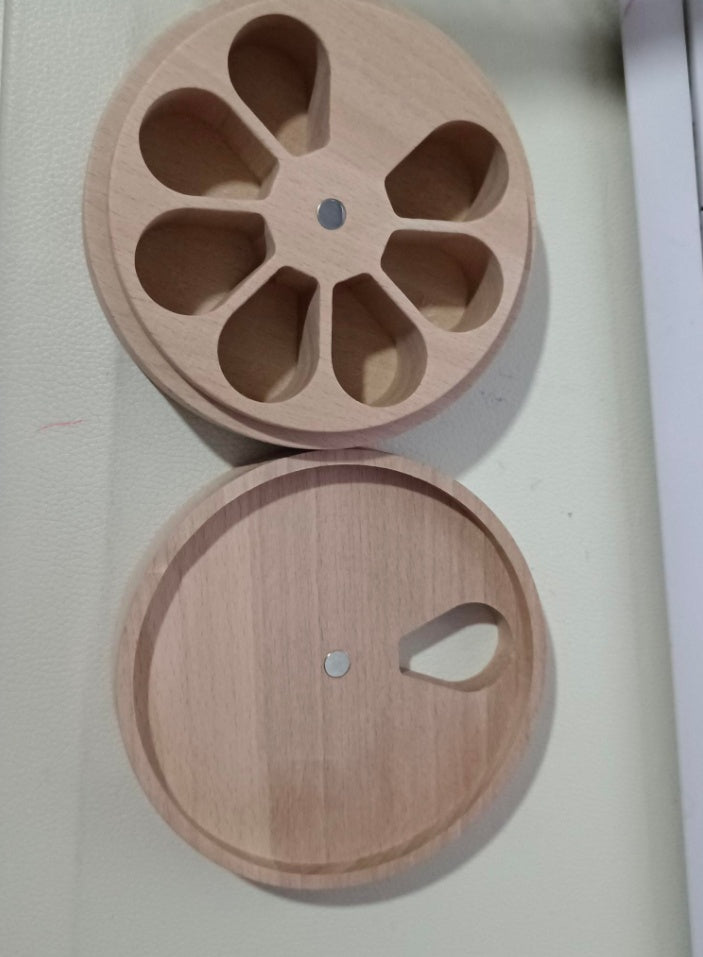 Kitchen Solid Wood Finishing Storage Crafts Wooden Medicine Box