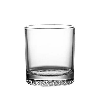 Whiskey Glass Crystal Grid Flower Ice Hockey Classical Rock Cup Bar Round