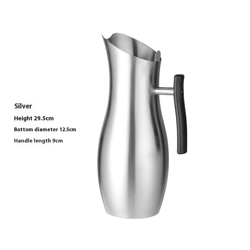 Bar Wine Mixer Stainless Steel Fruit Water Jug Straight Bar Ice Insulation
