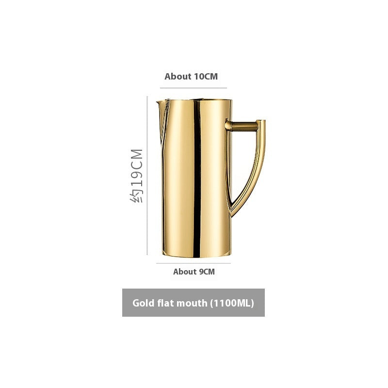 Bar Wine Mixer Stainless Steel Fruit Water Jug Straight Bar Ice Insulation