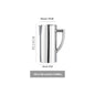 Bar Wine Mixer Stainless Steel Fruit Water Jug Straight Bar Ice Insulation