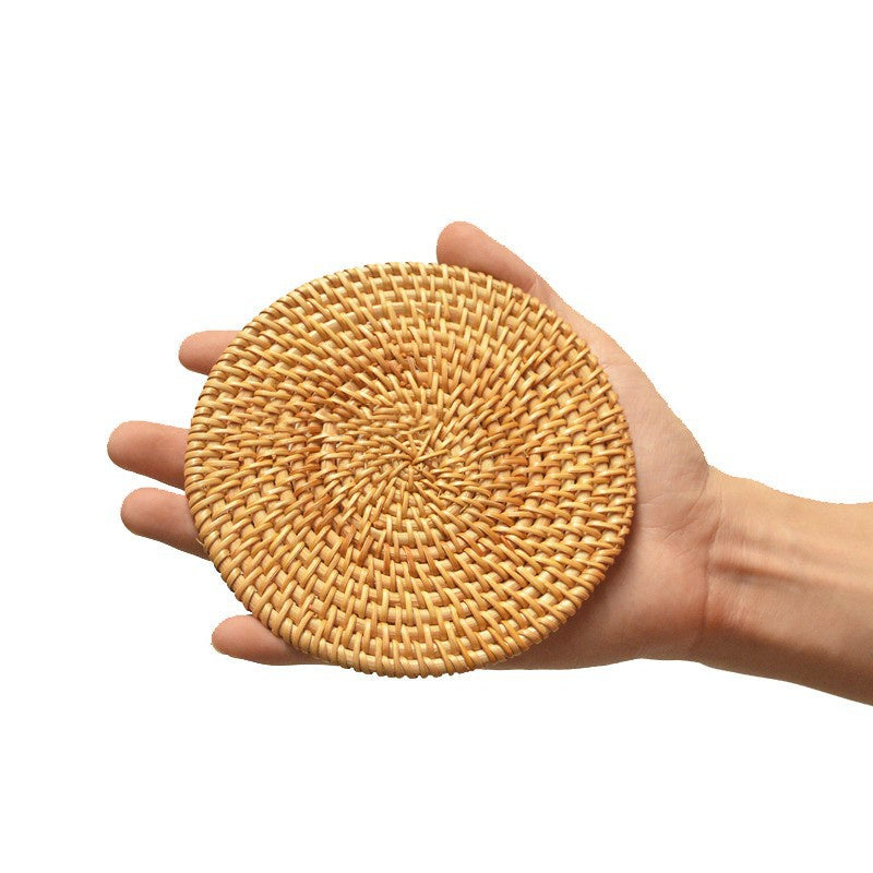 Hand Woven Potholder Kitchen Placemat Kung Fu Tea Set Accessories