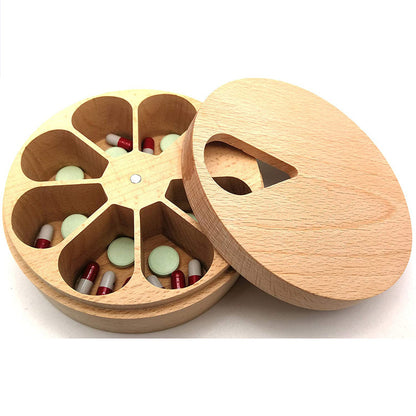 Kitchen Solid Wood Finishing Storage Crafts Wooden Medicine Box