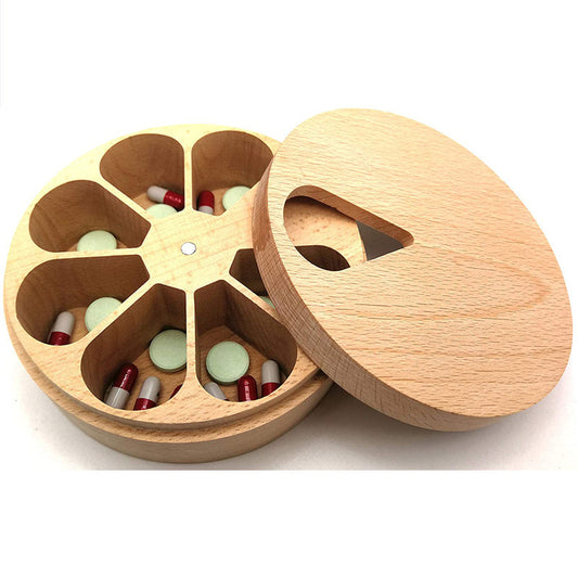 Kitchen Solid Wood Finishing Storage Crafts Wooden Medicine Box