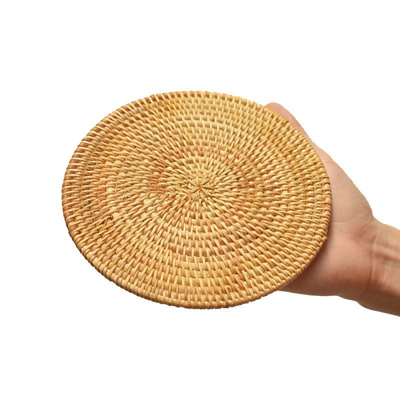 Hand Woven Potholder Kitchen Placemat Kung Fu Tea Set Accessories