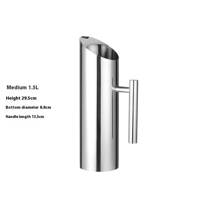 Bar Wine Mixer Stainless Steel Fruit Water Jug Straight Bar Ice Insulation