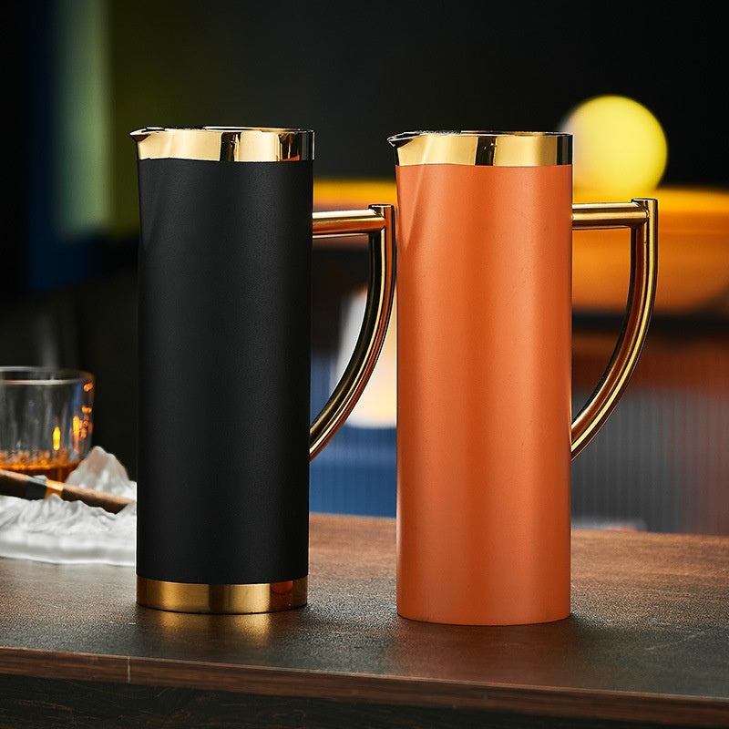 Bar Wine Mixer Stainless Steel Fruit Water Jug Straight Bar Ice Insulation