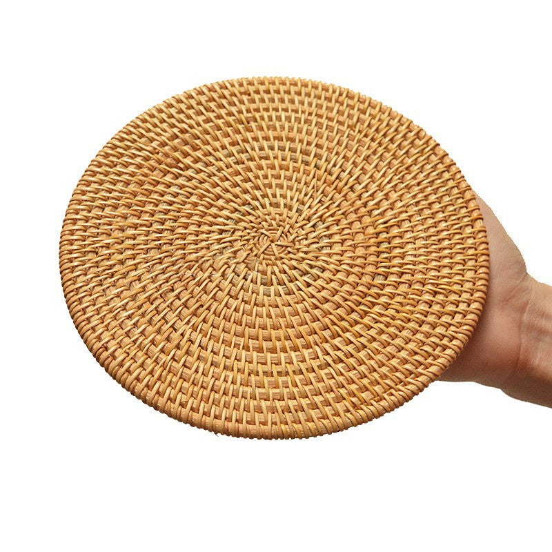 Hand Woven Potholder Kitchen Placemat Kung Fu Tea Set Accessories