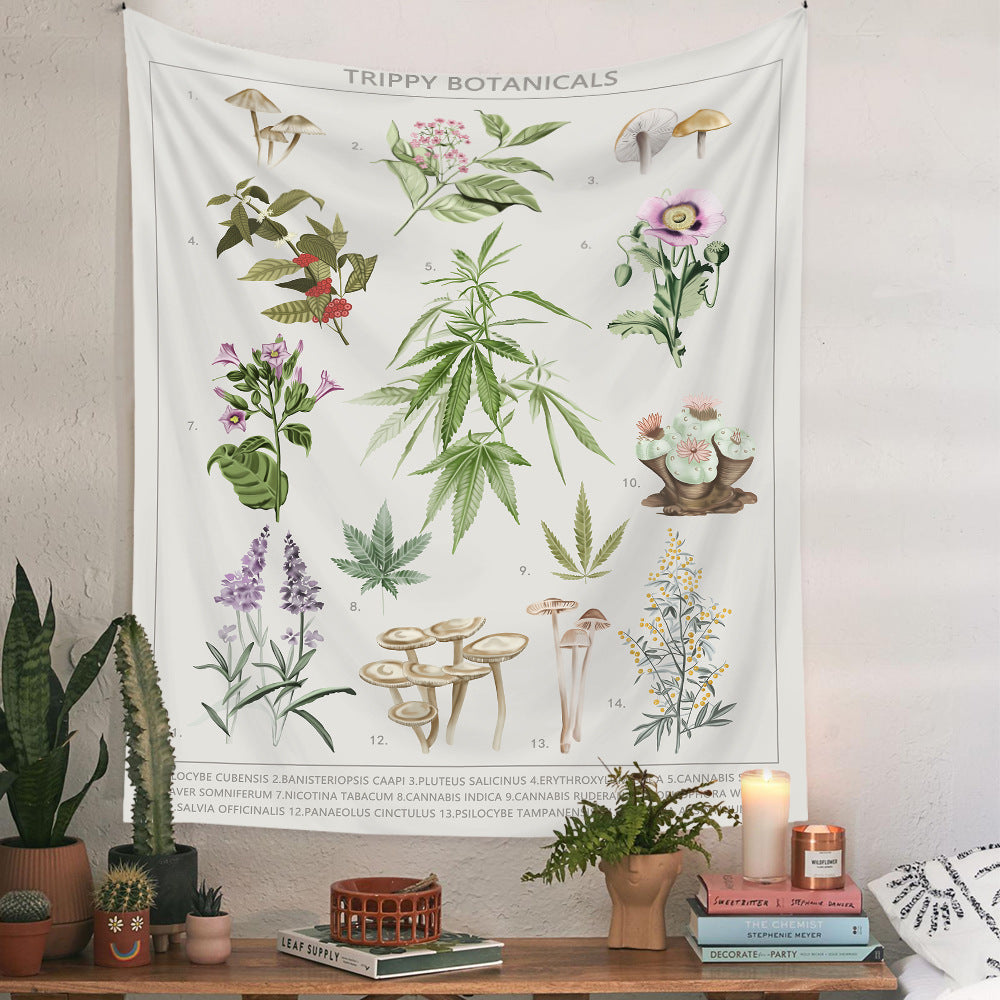 Tapestry Boho Ornament Fabric Background