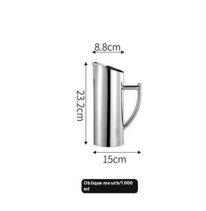 Bar Wine Mixer Stainless Steel Fruit Water Jug Straight Bar Ice Insulation
