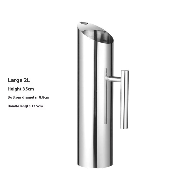 Bar Wine Mixer Stainless Steel Fruit Water Jug Straight Bar Ice Insulation