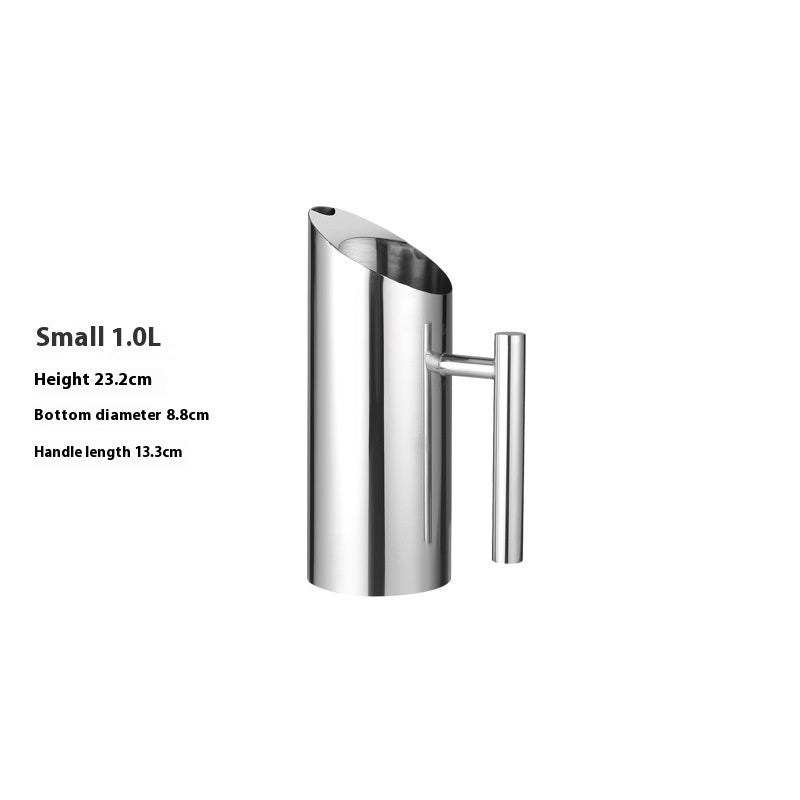 Bar Wine Mixer Stainless Steel Fruit Water Jug Straight Bar Ice Insulation