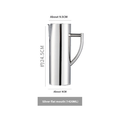 Bar Wine Mixer Stainless Steel Fruit Water Jug Straight Bar Ice Insulation